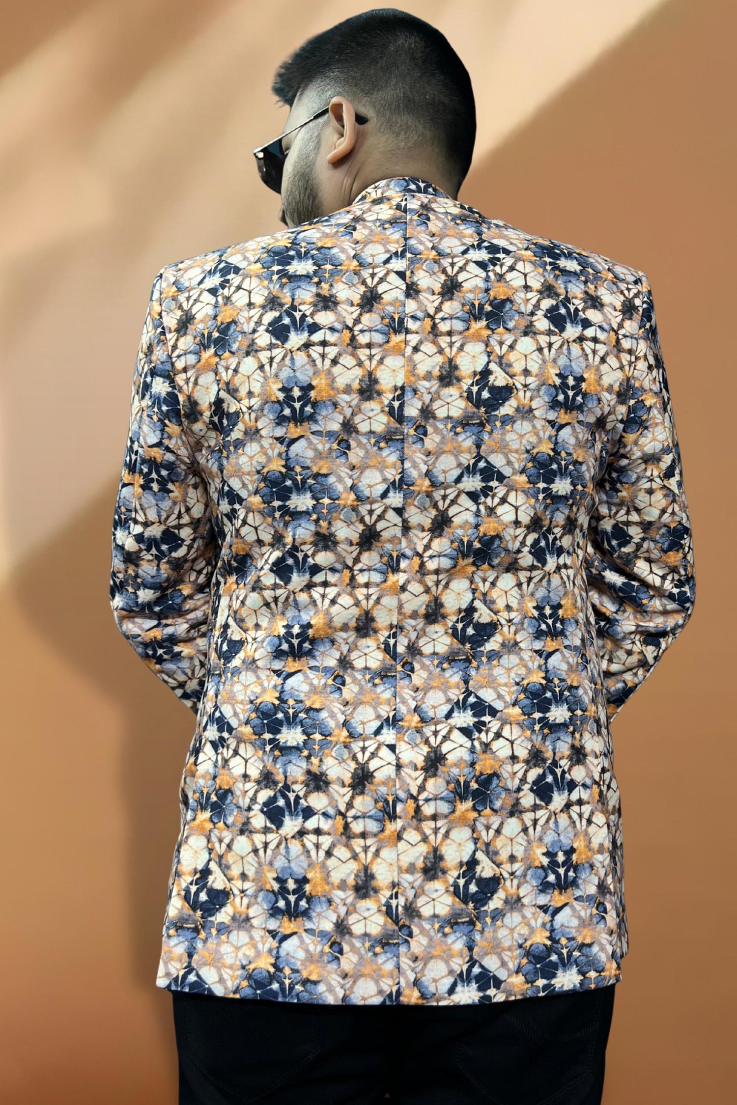 Cotton Fabric Light Yellow Color Wedding Wear Readymade Men Stylish Blazer