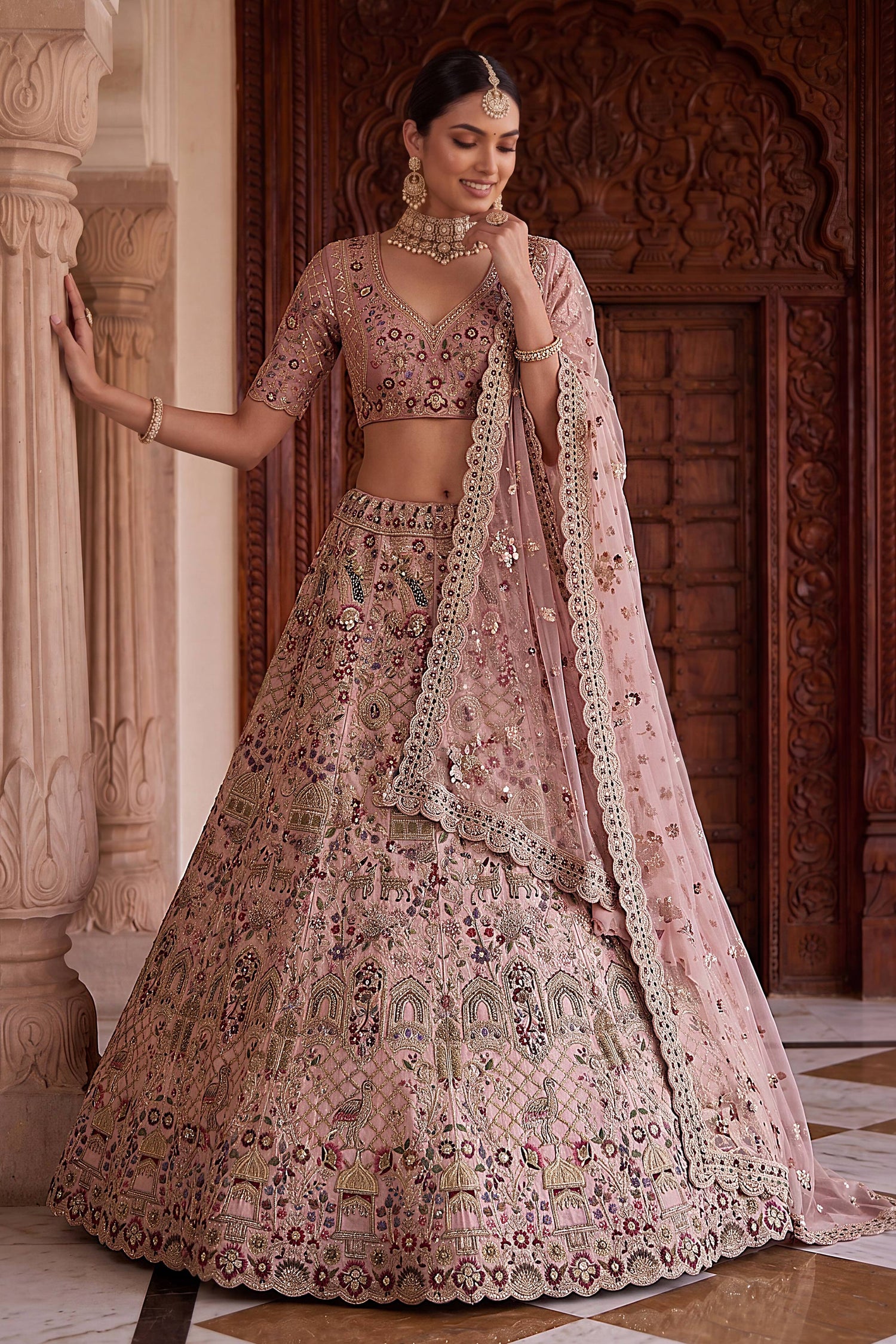 Luxury Silk Sangeet Wear Lehenga Choli